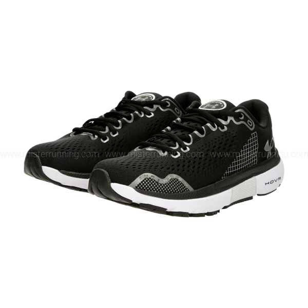 Under Armour HOVR Infinite 4 - Black/White/Metallic Gun Metal