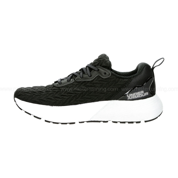 Under Armour HOVR Mega 3 Clone - Black/White/Metallic Gun Metal