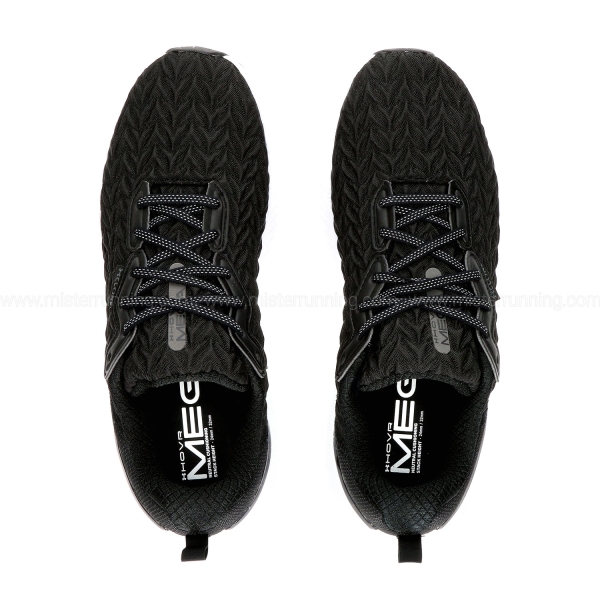 Under Armour HOVR Mega 3 Clone - Black/White/Metallic Gun Metal