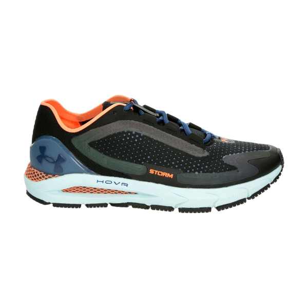 Women's Neutral Running Shoes Under Armour HOVR Sonic 5 STORM  Black/Petrol Blue/Panic Orange 30254590002