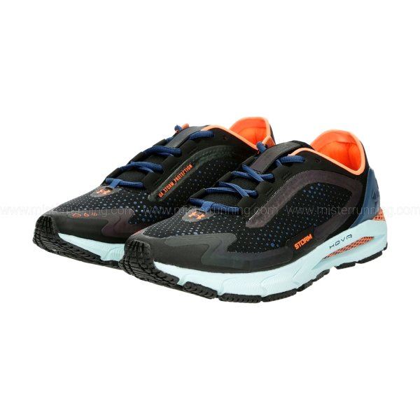 Under Armour HOVR Sonic 5 STORM - Black/Petrol Blue/Panic Orange