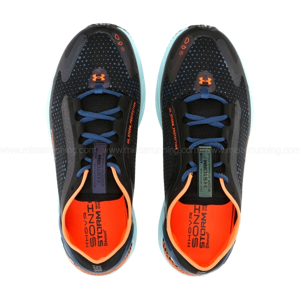 Under Armour HOVR Sonic 5 STORM - Black/Petrol Blue/Panic Orange