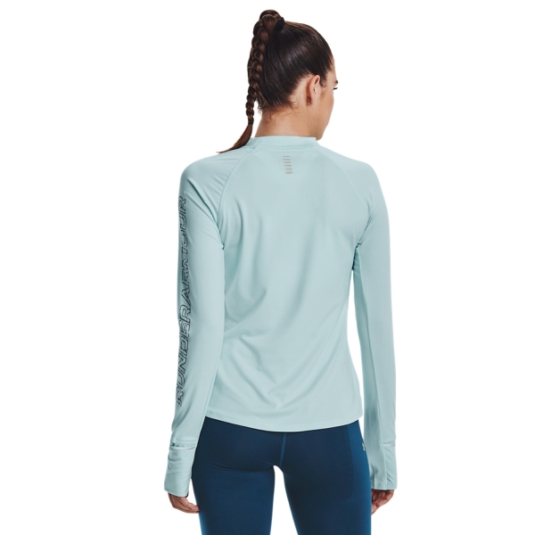 Under Armour Outrun The Cold Shirt - Fuse Teal/Reflective