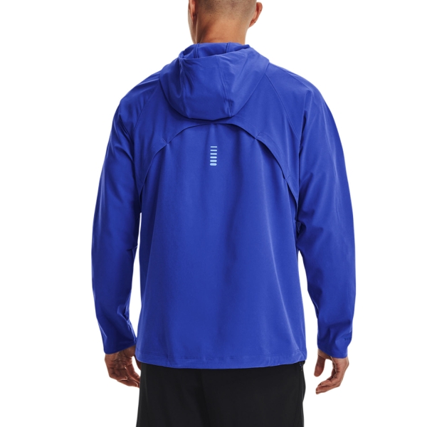 Under Armour OutRun The Storm Logo Jacket - Versa Blue/Reflective