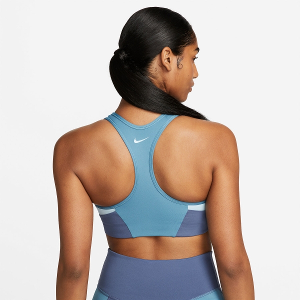 Nike Dri-FIT Logo Sports Bra - Noise Aqua/Ocean Bliss