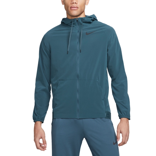 Men's Training Jacket and Hoodie Nike Pro DriFIT Flex Max Jacket  Faded Spruce/Mica Green/Black DM5946309