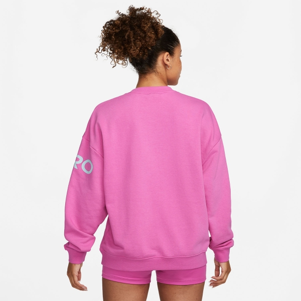 Nike Dri-FIT Get Fit Logo Sudadera - Active Fuchsia/Ocean Bliss