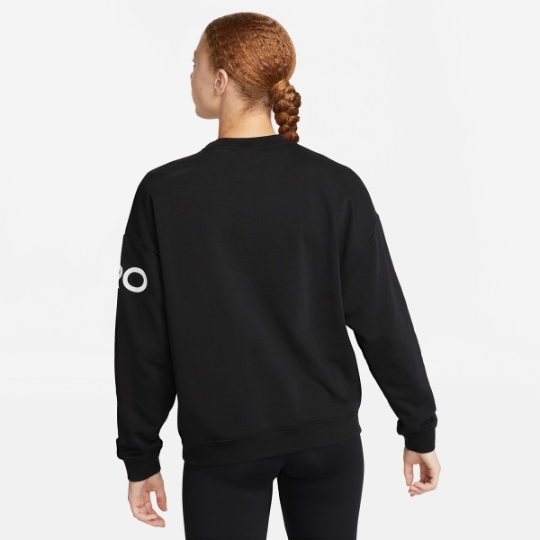 Nike Dri-FIT Get Fit Logo Felpa - Black/Iron Grey/White