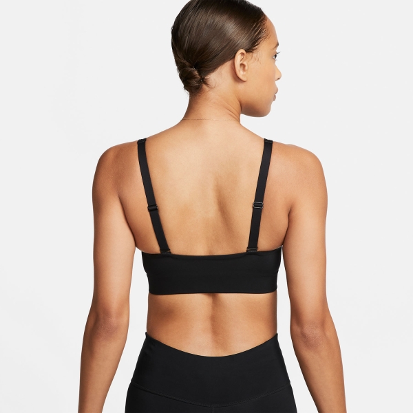 Nike Dri-FIT Indy Reggiseno Sportivo - Black/Dark Smoke Grey