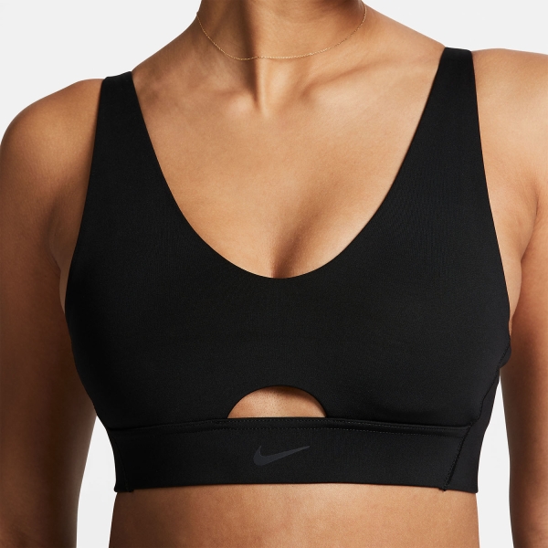 Nike Dri-FIT Indy Reggiseno Sportivo - Black/Dark Smoke Grey