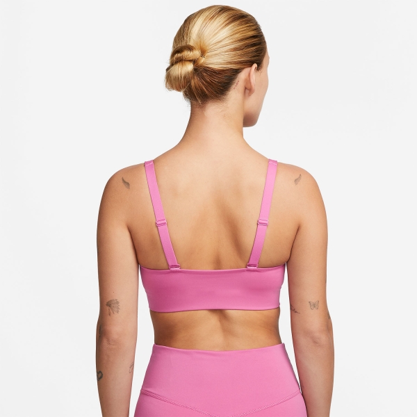 Nike Dri-FIT Indy Sports Bra - Cosmic Fuchsia/Fossil Stone