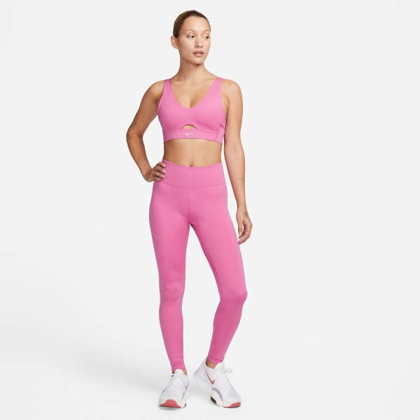 Nike Dri-FIT Indy Sujetador Deportivo - Cosmic Fuchsia/Fossil Stone