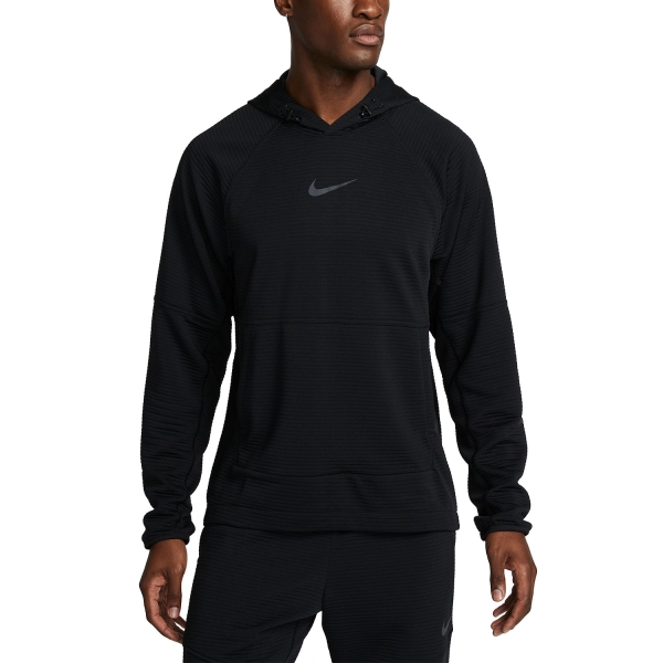 Men's Sweatshirt and Shirts Nike Pro DriFIT Hoodie  Black/Iron Grey DV9821010