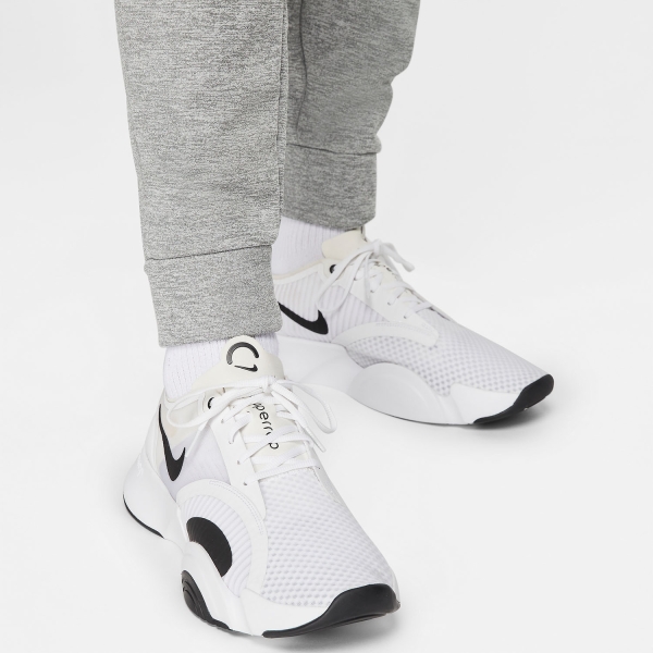 Nike Therma-FIT Logo Pants - Dark Grey Heather/Particle Grey/Black