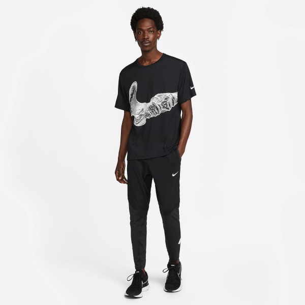 Nike Therma-FIT Run Division Elite Pantaloni - Black/Reflective Silver