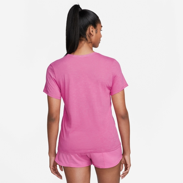 Nike Dri-FIT Maglietta - Cosmic Fuchsia/Pure Platinum/Heather/White