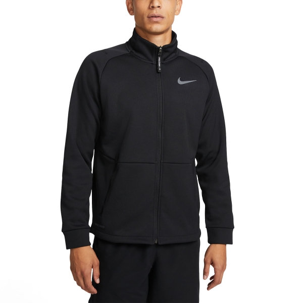 Men's Training Jacket and Hoodie Nike ThermaFIT Sphere Hoodie  Black/Iron Grey DM5940010