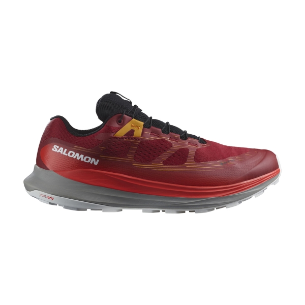 Men's Trail Running Shoes Salomon Ultra Glide 2 GTX  Biking Red/Frost Gray/Tumeric L47216500