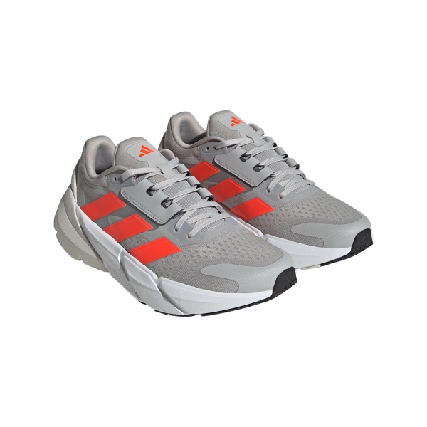 adidas Adistar 2 - Grey Two/Solar Red/Grey One