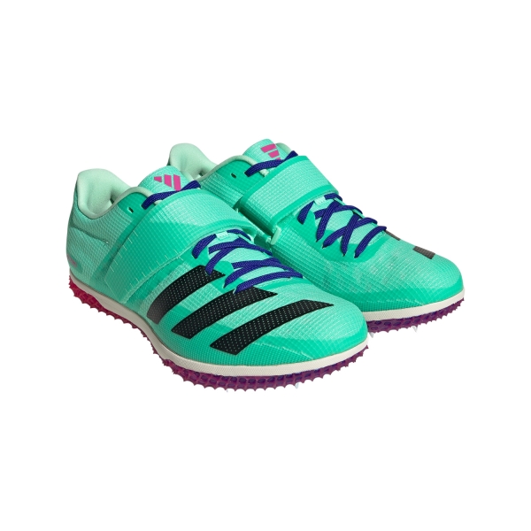 adidas adizero High Jump - Pulse Mint/Core Black/Lucid Blue