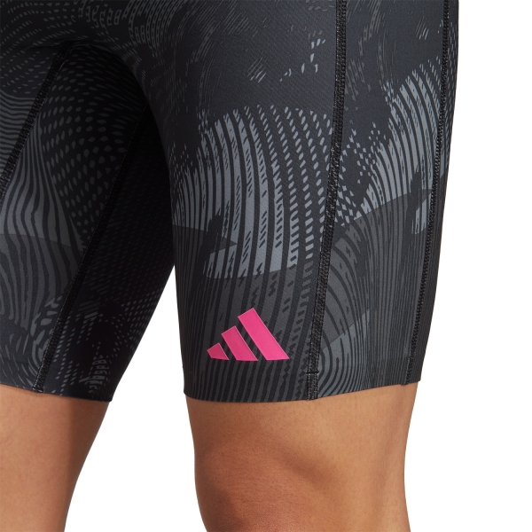 adidas adizero HEAT.RDY 9in Shorts - Black/Grey Six