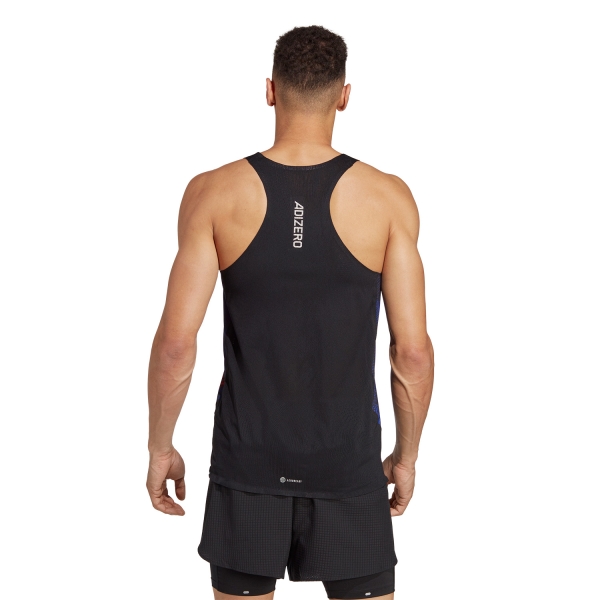 adidas adizero AEROREADY Tank - Black/Bird Red