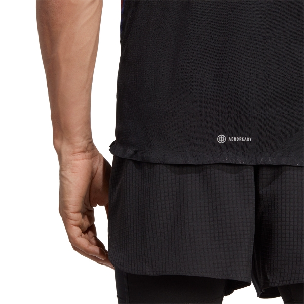 adidas adizero AEROREADY Tank - Black/Bird Red