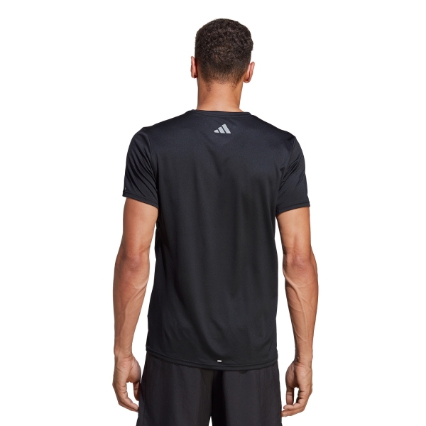 adidas Brand Love AEROREADY Camiseta - Black/White