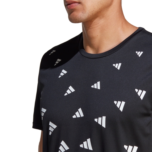adidas Brand Love AEROREADY Camiseta - Black/White