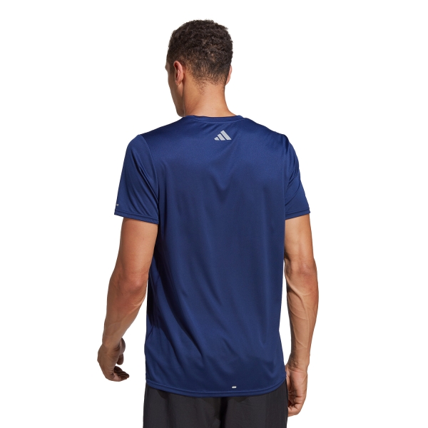 adidas Brand Love AEROREADY T-Shirt - Dark Blue/Blue Fusion