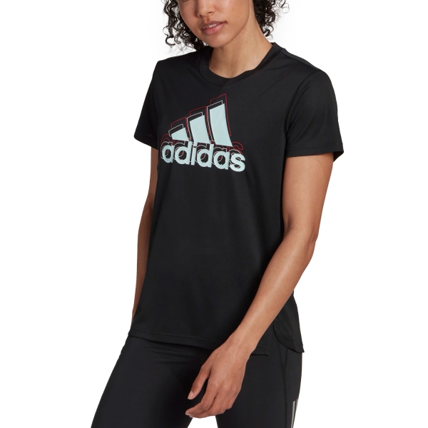 Camiseta Running Mujer adidas Brand Love Camiseta  Black HC6318