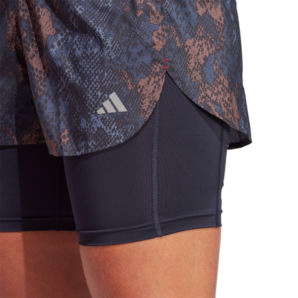 adidas Fast 2 in 1 2in Shorts - Black/Legend Ink