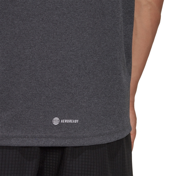 adidas OTR Heather T-Shirt - Black/Metallic