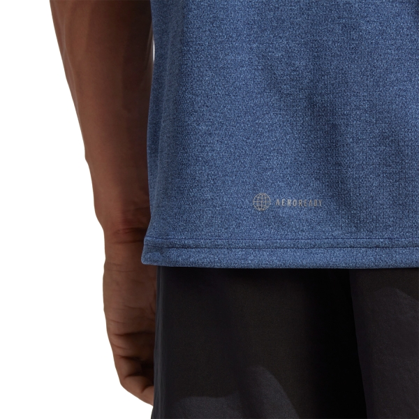 adidas OTR Heather T-Shirt - Dark Blu Metallic