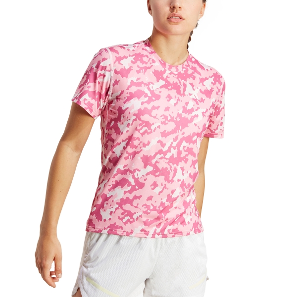 Women's Running T-Shirts adidas adidas Own The Run TShirt  Clear Pink  Clear Pink 