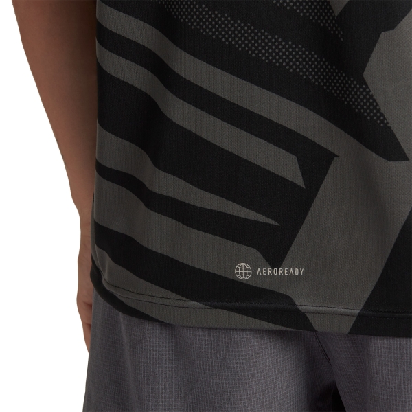 adidas Seasonal AEROREADY Maglietta - Black/Grey Six