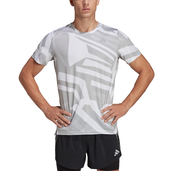 Men's Running T-Shirt adidas Seasonal AEROREADY TShirt  Grey Two/White HM8432
