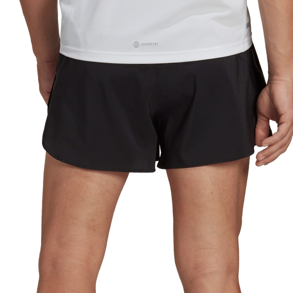 adidas Own The Run Split 3in Shorts - Black