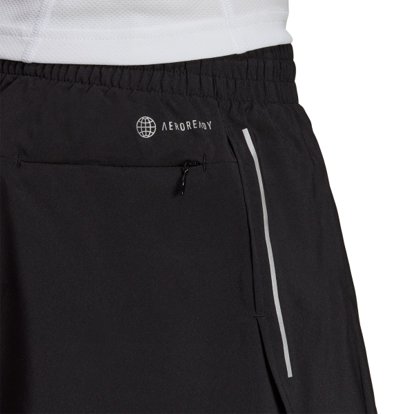 adidas Own The Run Split 3in Shorts - Black