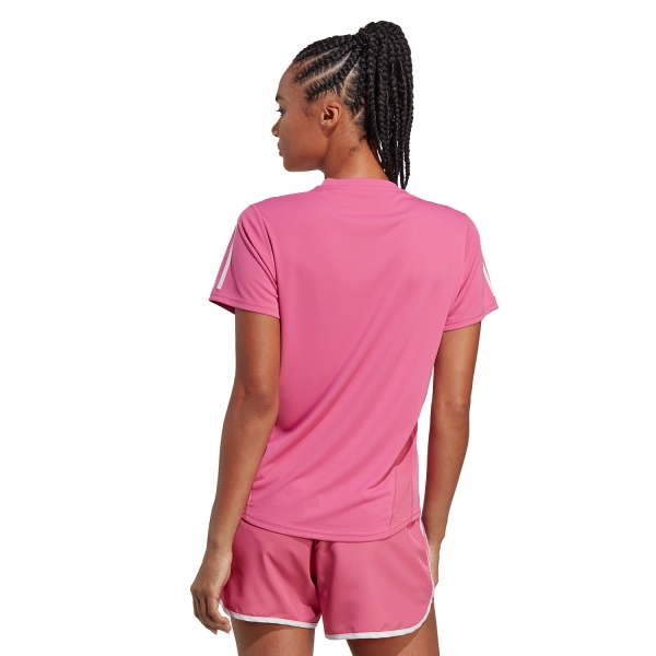adidas Own The Run Pro T-Shirt - Pre Fuchsia