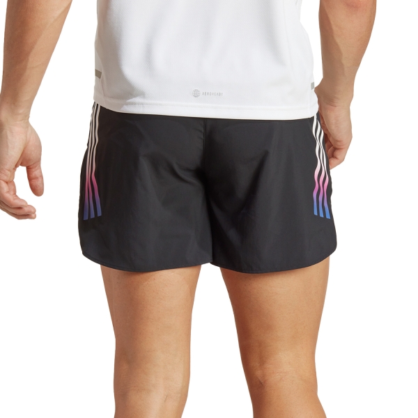 adidas Run Icons 5in Shorts - Black