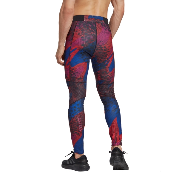 adidas Saturday Tights - Multi Color/Black/Lucid Fuchsia