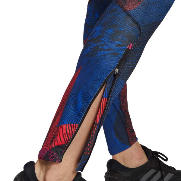 adidas Saturday Tights - Multi Color/Black/Lucid Fuchsia