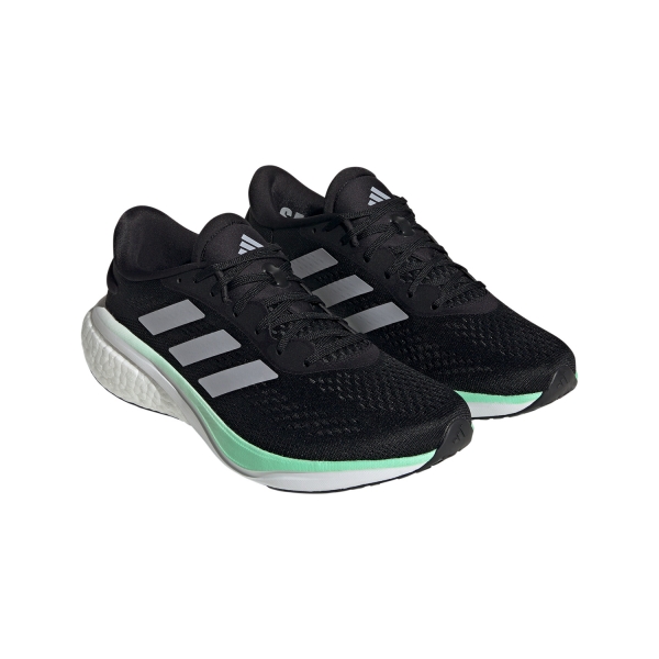 adidas Supernova 2 - Core Black/Halo Silver/Pulse Mint