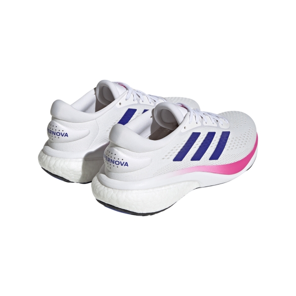 adidas Supernova 2 - Core White/Lucid Blue/Lucid Fuchsia