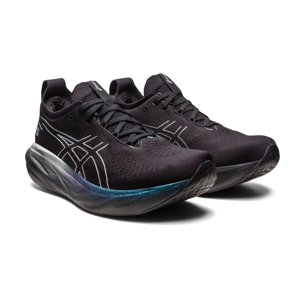 Asics Gel Nimbus 25 Platinum - Black/Pure Silver