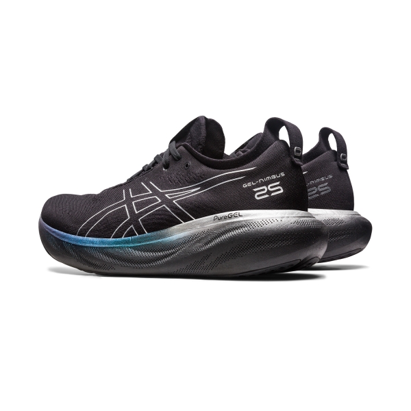 Asics Gel Nimbus 25 Platinum - Black/Pure Silver