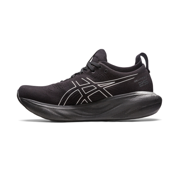 Asics Gel Nimbus 25 Platinum - Black/Pure Silver