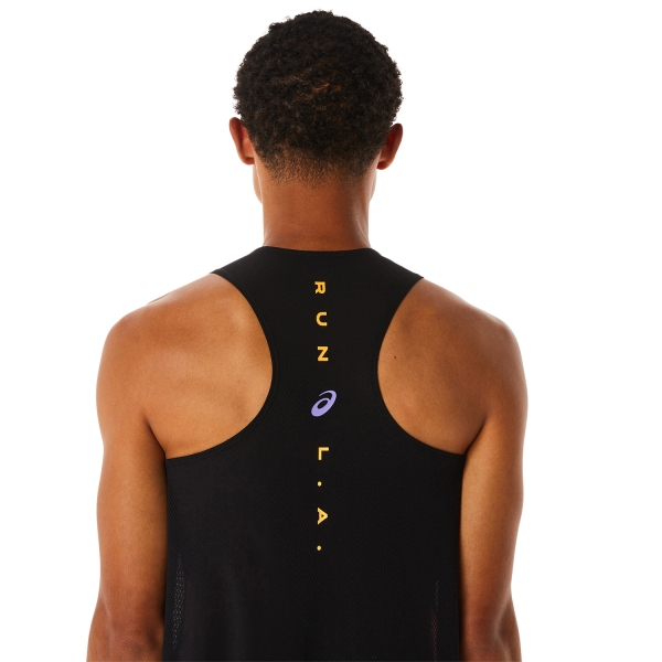 Asics Marathon Tank - Light Orange/Orange Pop/Amethyst