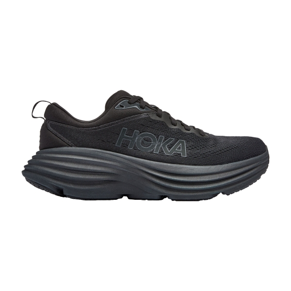 Women's Neutral Running Shoes Hoka Bondi 8 Wide  Black 1127954BBLC